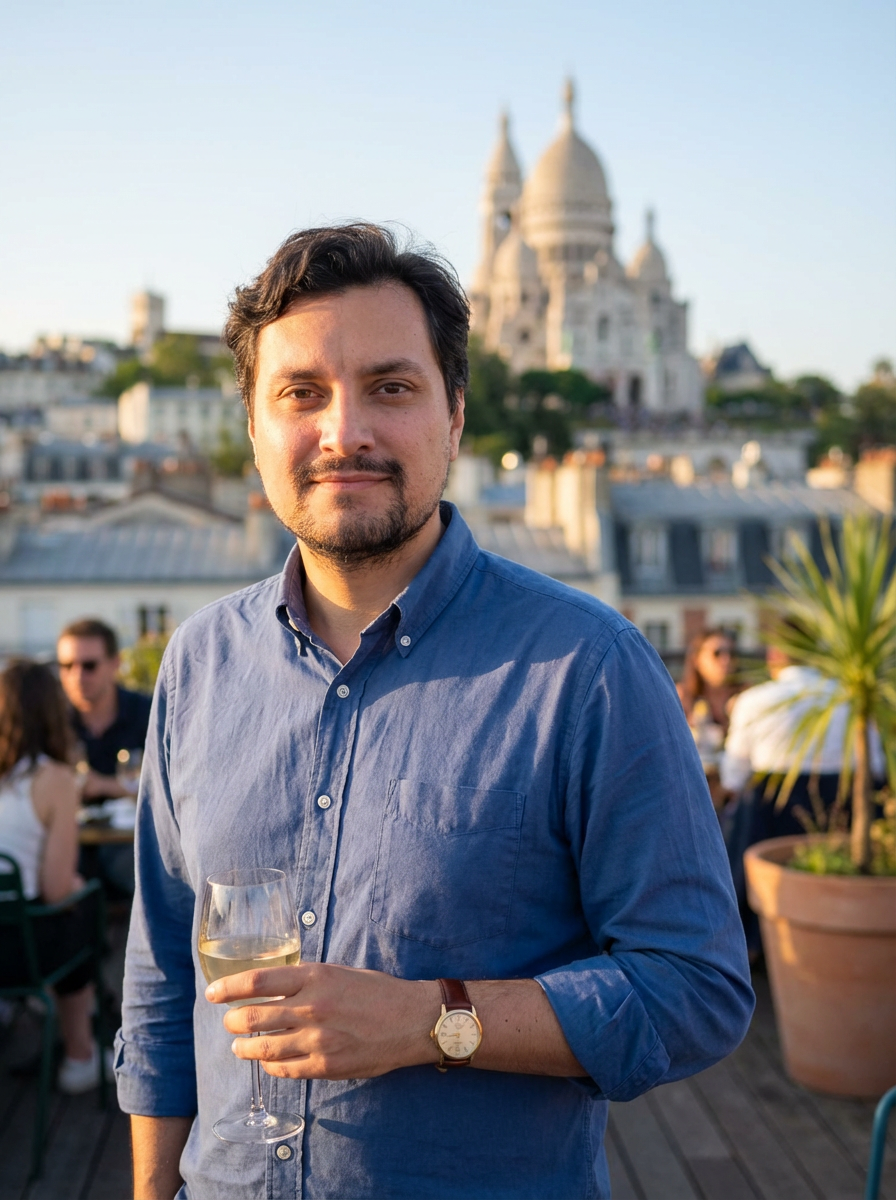 Thomas, guide and founder of Wine & Cheese Paris